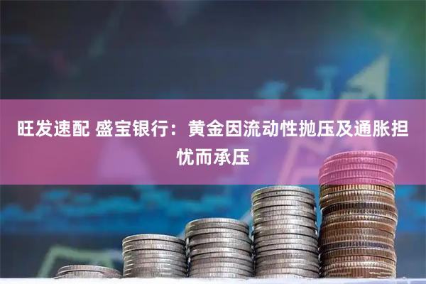 旺发速配 盛宝银行：黄金因流动性抛压及通胀担忧而承压
