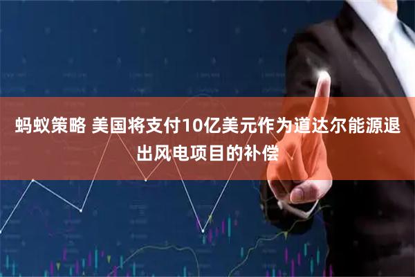 蚂蚁策略 美国将支付10亿美元作为道达尔能源退出风电项目的补偿